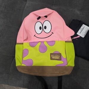 Nickelodeon Patrick Star Pink, Lime and Purple Kids Backpack